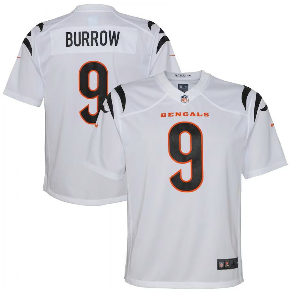 Joe Burrow Cincinnati Bengals Nike Youth Game Jersey - White-Profan Arena